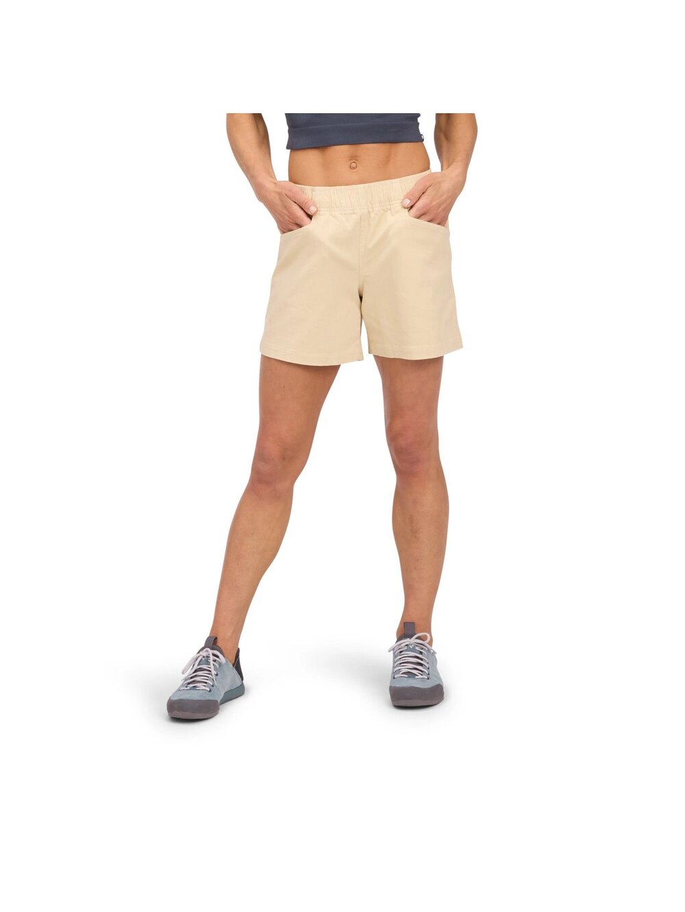 Black Diamond Women's Dirtbag Twill Shorts White Oak Size Small Durable Organic